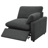 Collins Modular Power Loveseat Dark Grey | Grey | Dark Grey | 609532P