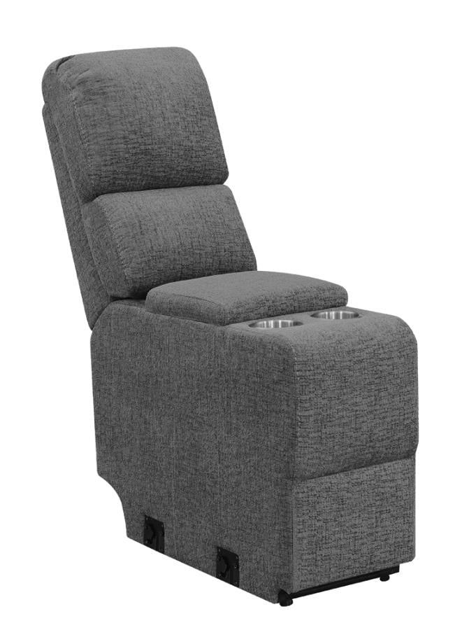 Bahrain Upholstered Console Charcoal | Grey | Charcoal | 609540CON