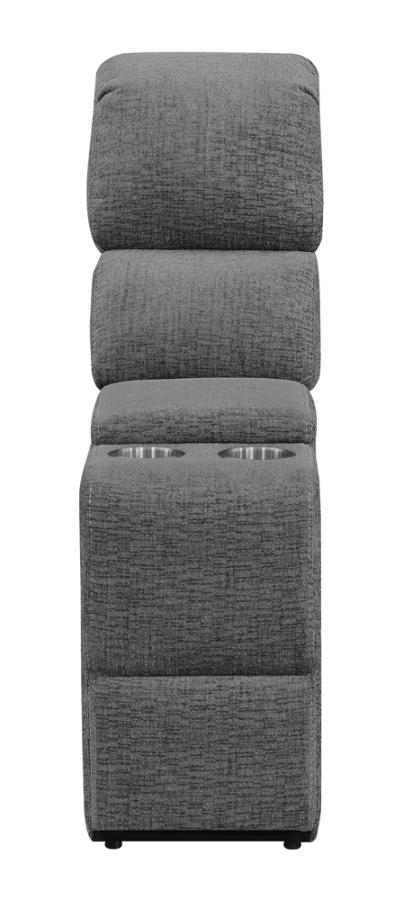 Bahrain Upholstered Console Charcoal