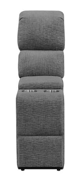 Bahrain Upholstered Console Charcoal | Grey | Charcoal | 609540CON