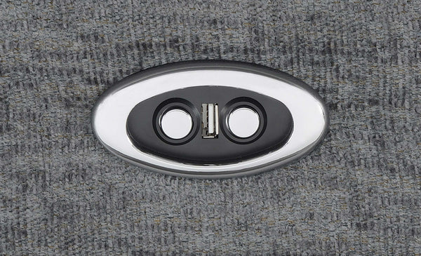 Bahrain 6-piece Modular Power Reclining Sectional Charcoal