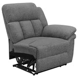 Bahrain 5-piece Power Home Theater Seating Charcoal | Grey | Charcoal | 609541PT