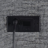Bahrain 5-piece Power Home Theater Seating Charcoal | Grey | Charcoal | 609541PT