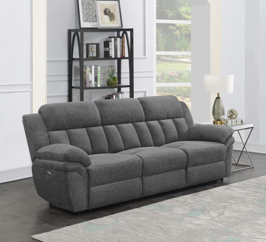 Bahrain Upholstered Power Sofa Charcoal | Grey | Charcoal | 609541P