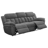 Bahrain Upholstered Power Sofa Charcoal | Grey | Charcoal | 609541P