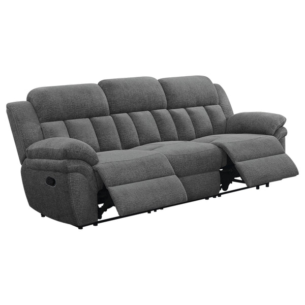 Bahrain Upholstered Motion Sofa Charcoal