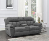 Bahrain Upholstered Power Loveseat Charcoal | Grey | Charcoal | 609542P