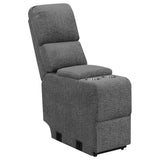 Bahrain Upholstered Motion Loveseat Charcoal | King | Grey | Charcoal | 609542