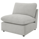 Collins Modular Armless Chair Grey | Grey | 609560AC