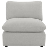Collins Modular Power Armless Recliner Grey | Grey | 609560ARP