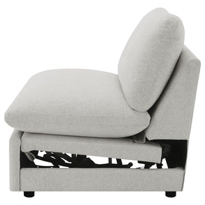 Collins Modular Power Armless Recliner Grey