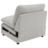 Collins Modular Power Armless Recliner Grey | Grey | 609560ARP