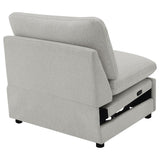 Collins Modular Power Armless Recliner Grey | Grey | 609560ARP