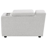 Collins Upholstered Modular Storage Console Grey | Grey | 609560CON