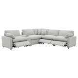 Collins 6-piece Modular Power Reclining Sectional Grey | Grey | 609560P-SET