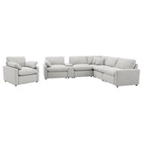Collins 6-piece Modular Power Reclining Sectional Grey | Grey | 609560P-SET