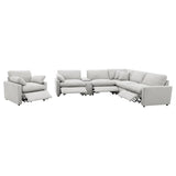 Collins 6-piece Modular Power Reclining Sectional Grey | Grey | 609560P-SET