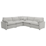 Collins 5-piece Modular Power Reclining Sectional Grey | Grey | 609560P