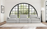 Collins 5-Piece Power Reclining Home Theater Seating Grey | Grey | 609561PT