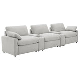 Collins 5-Piece Power Reclining Home Theater Seating Grey | Grey | 609561PT