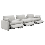 Collins 5-Piece Power Reclining Home Theater Seating Grey | Grey | 609561PT