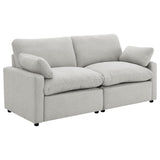 Collins Modular Power Loveseat Grey | Grey | 609562P