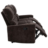 Navarro Chenille Upholstered Reclining Sofa Dark Brown | Brown | Dark Brown | 609571