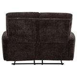 Navarro Chenille Upholstered Reclining Loveseat Dark Brown | Brown | Dark Brown | 609572
