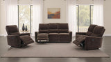 Navarro Chenille Upholstered Reclining Loveseat Dark Brown | Brown | Dark Brown | 609572