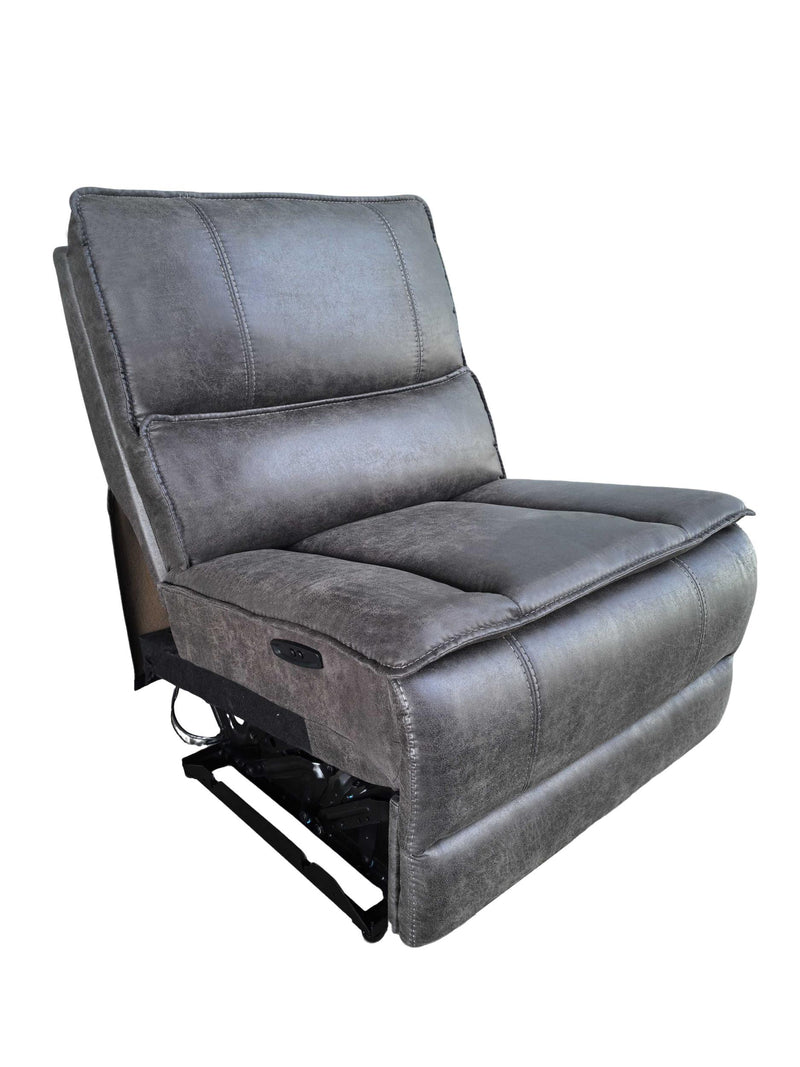 HP0426 Power Armless Recliner Grey