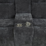 Kennett Chenille Upholstered Power Reclining Loveseat Grey | Grey | Dark Grey | 610155P