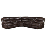 Sycamore Upholstered Power Reclining Sectional Sofa Brown | King | Brown | Dark Brown | 610190P