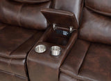 Sycamore Upholstered Power Reclining Sectional Sofa Brown | King | Brown | Dark Brown | 610190P
