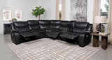 Sycamore Upholstered Power Reclining Sectional Sofa Grey | King | Grey | Dark Grey | 610200P