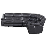 Sycamore Upholstered Power Reclining Sectional Sofa Grey | King | Grey | Dark Grey | 610200P
