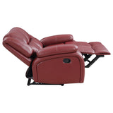 Camila Upholstered Motion Reclining Loveseat Red | Red | 610242