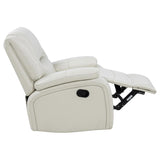 Camila 3-piece Upholstered Reclining Sofa Set White | 3-piece | 610247-S3