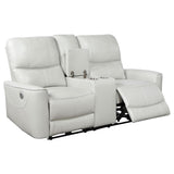 Greenfield Upholstered Power Reclining Loveseat Dove Grey | Grey | Dove Grey | 610262P