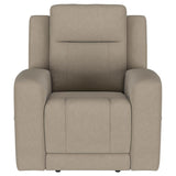 Brentwood 3-piece Upholstered Reclining Sofa Set Taupe | Beige | Taupe | 610281-S3