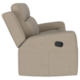 Brentwood Upholstered Motion Reclining Sofa Taupe | King | Beige | Taupe | 610281