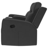 Brentwood Upholstered Reclining Loveseat Dark Charcoal | Grey | Dark Charcoal | 610285