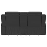 Brentwood Upholstered Reclining Loveseat Dark Charcoal | Grey | Dark Charcoal | 610285