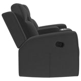 Brentwood Upholstered Reclining Loveseat Dark Charcoal | Grey | Dark Charcoal | 610285
