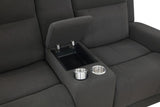 Brentwood Upholstered Reclining Loveseat Dark Charcoal | Grey | Dark Charcoal | 610285