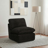 Collins Modular Armless Chair Chocolate Brown | Brown | Chocolate Brown | 610350AC