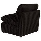 Collins Modular Armless Chair Chocolate Brown | Brown | Chocolate Brown | 610350AC