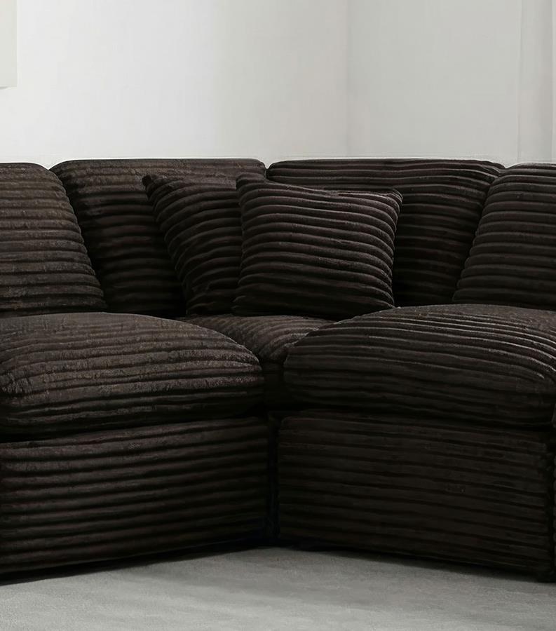 Collins Modular Corner Chair Chocolate Brown | Brown | Chocolate Brown | 610350CRN