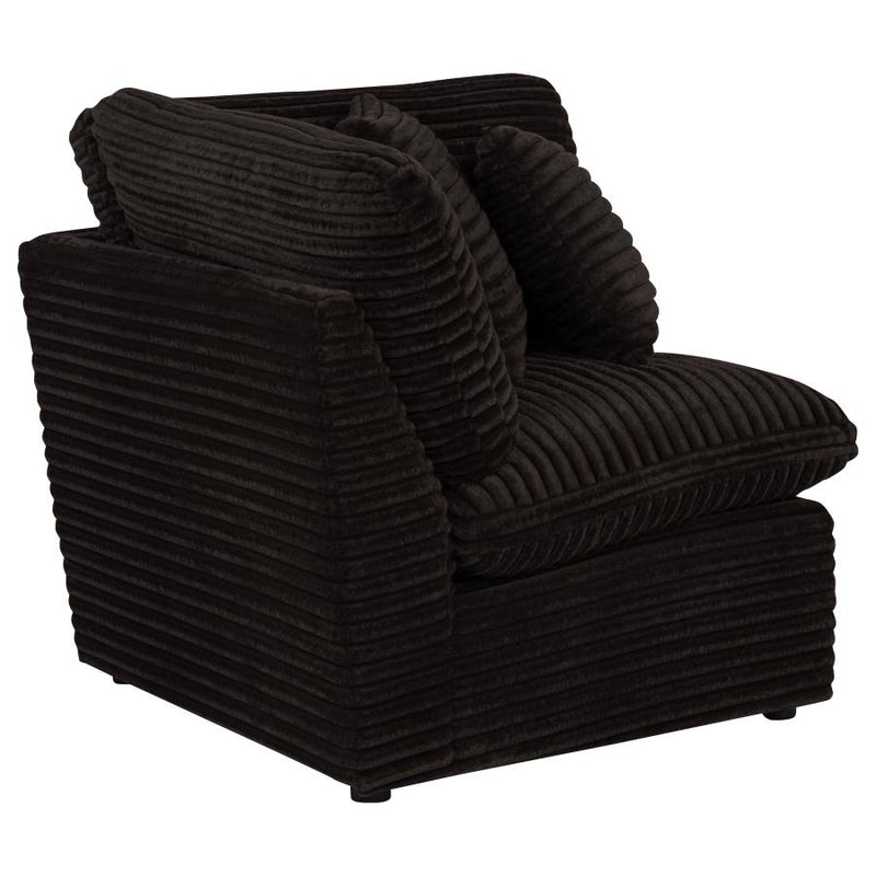 Collins Modular Corner Chair Chocolate Brown