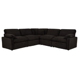 Collins 5-piece Modular Power Reclining Sectional Chocolate Brown | Brown | Chocolate Brown | 610350P