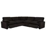 Collins 5-piece Modular Power Reclining Sectional Chocolate Brown | Brown | Chocolate Brown | 610350P